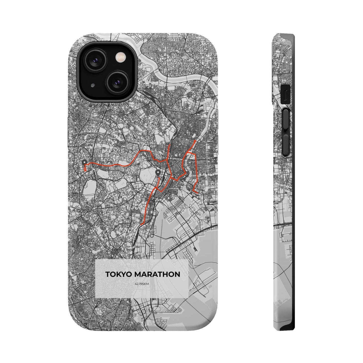 Tokyo Marathon Route Magnetic Impact-Resistant Phone Case