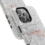 London Marathon Route Magnetic Impact-Resistant Phone Case