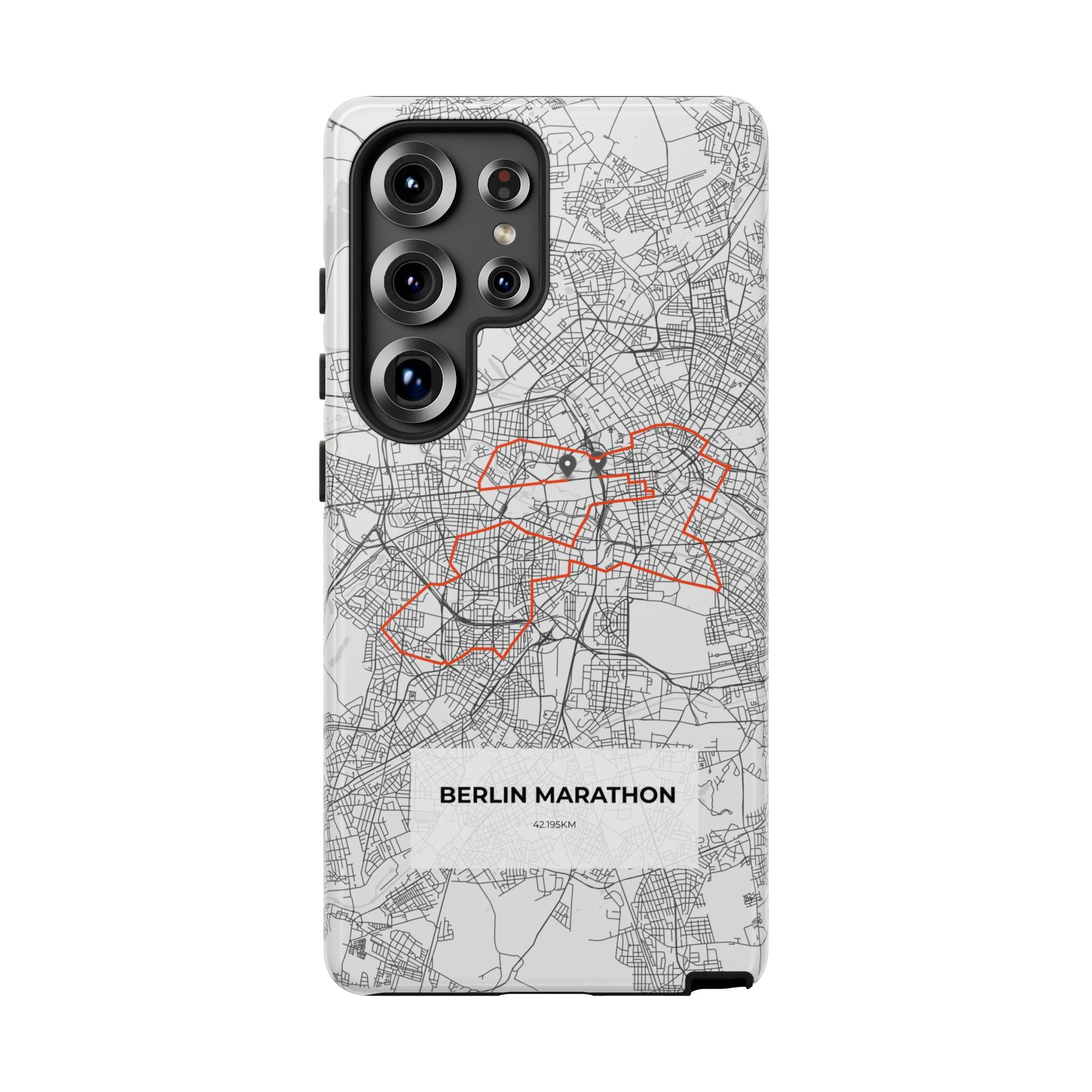 Berlin Marathon Route Tough Phone Case