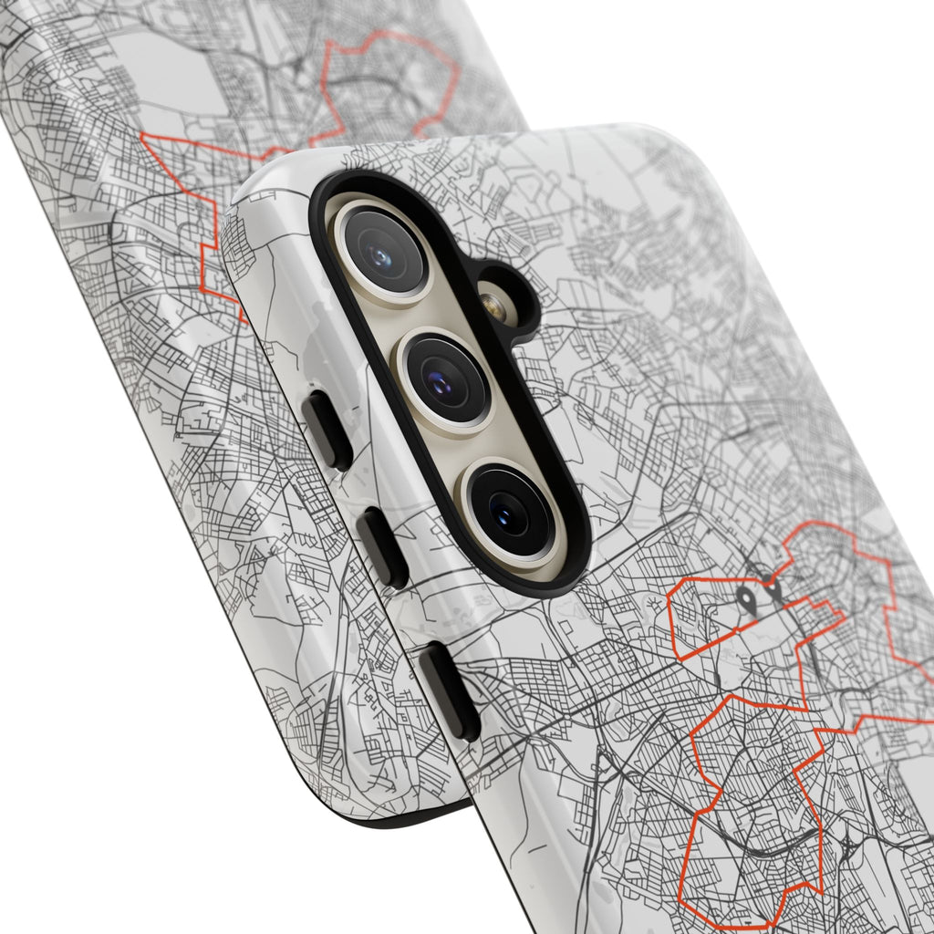 Berlin Marathon Route Tough Phone Case