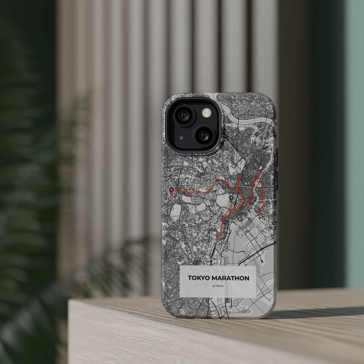 Tokyo Marathon Route Magnetic Impact-Resistant Phone Case