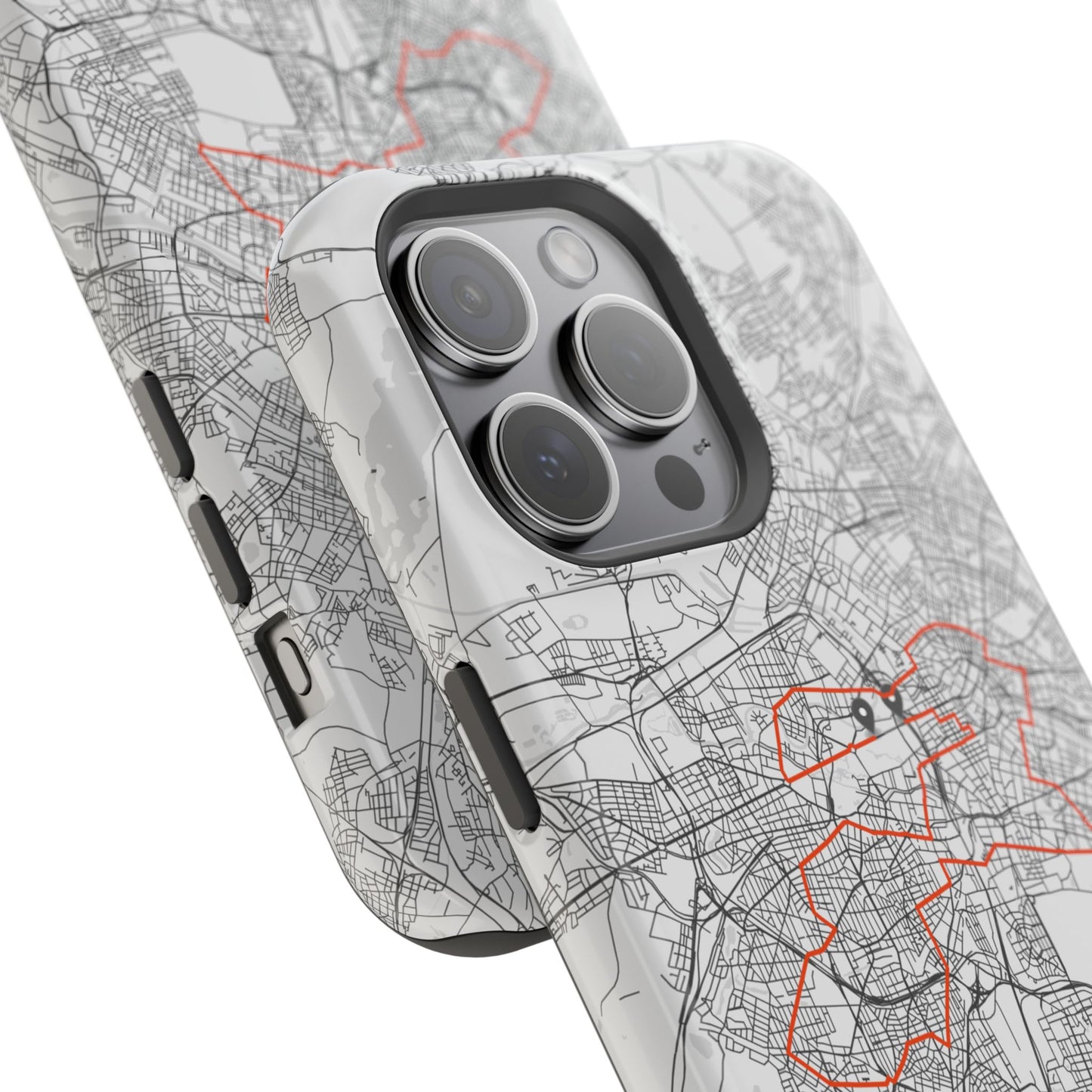 Berlin Marathon Route Magnetic Impact-Resistant Phone Case