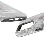 New York Marathon Route Magnetic Impact-Resistant Phone Case