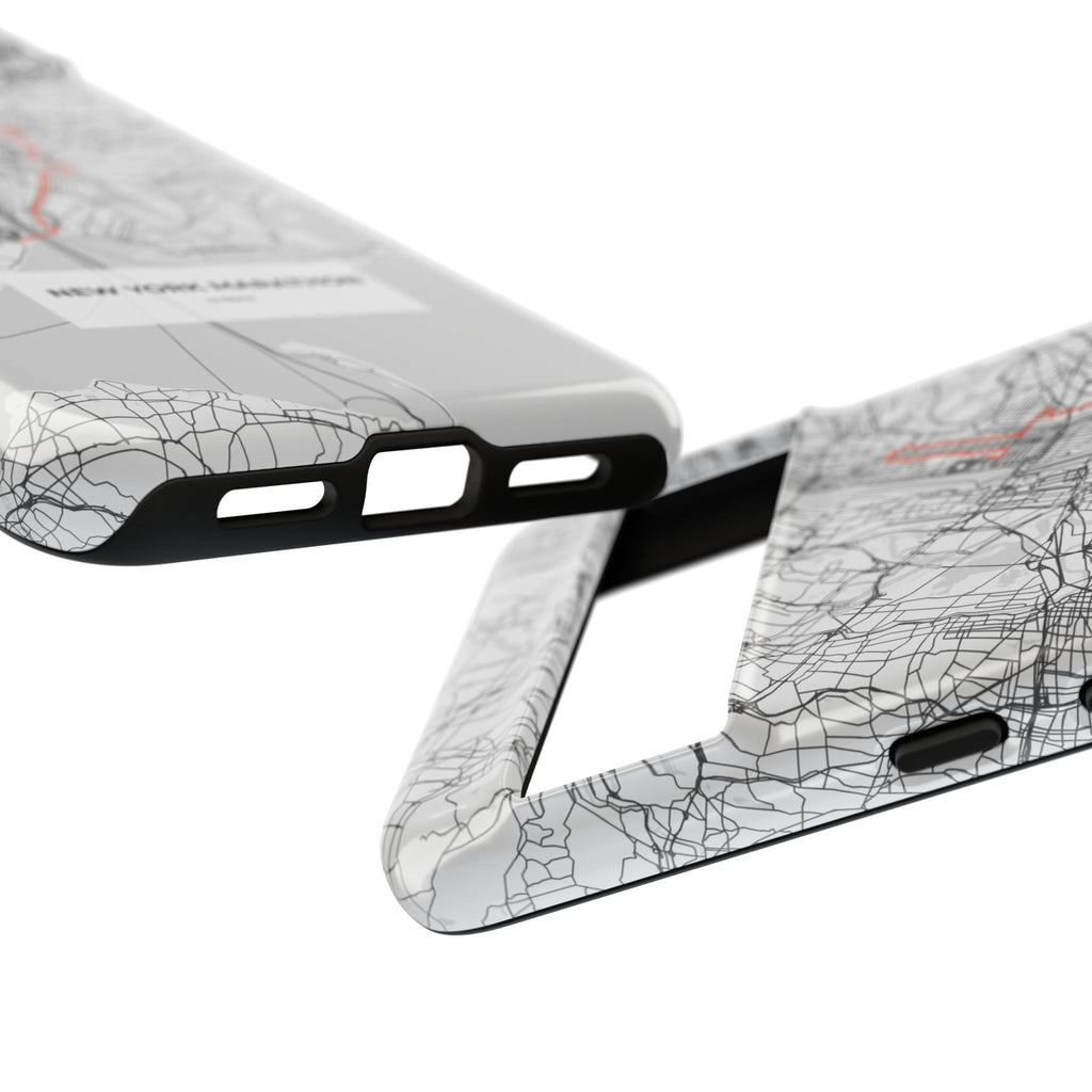 New York Marathon Route Tough Phone Case