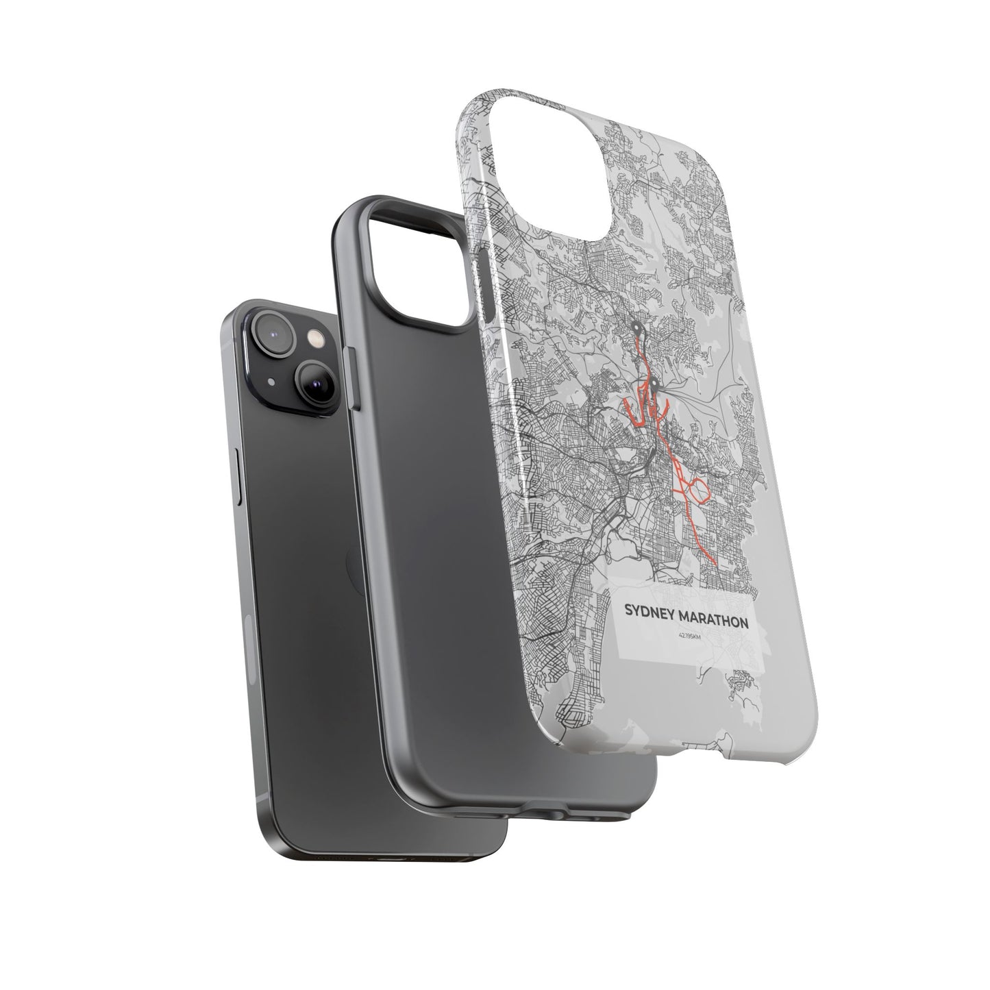 Sydney Marathon Route Tough Phone Case
