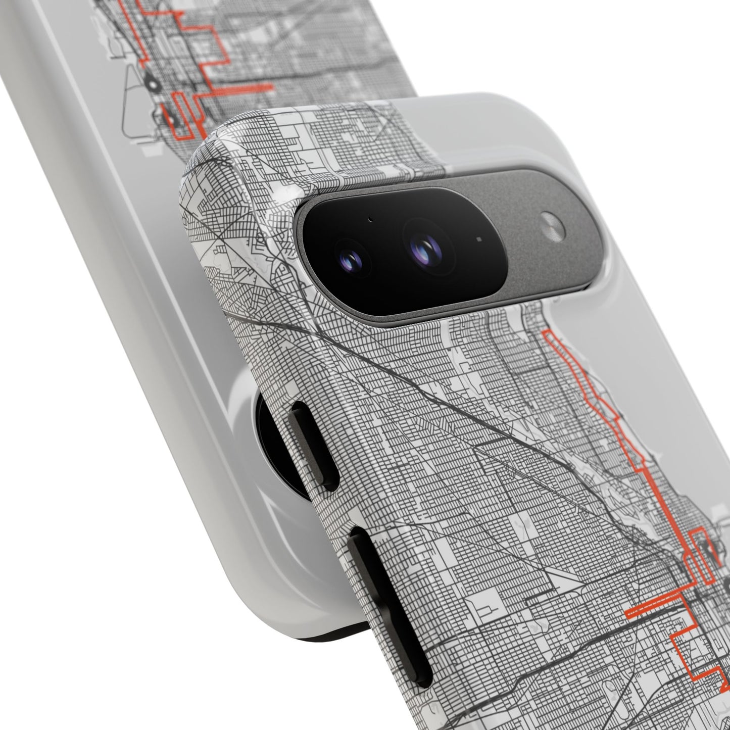 Chicago Marathon Route Tough Phone Case