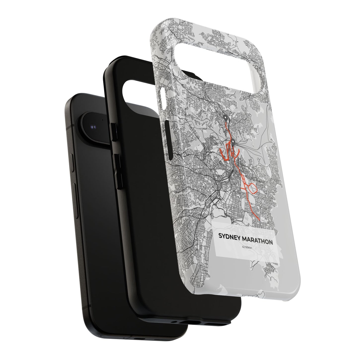 Sydney Marathon Route Tough Phone Case