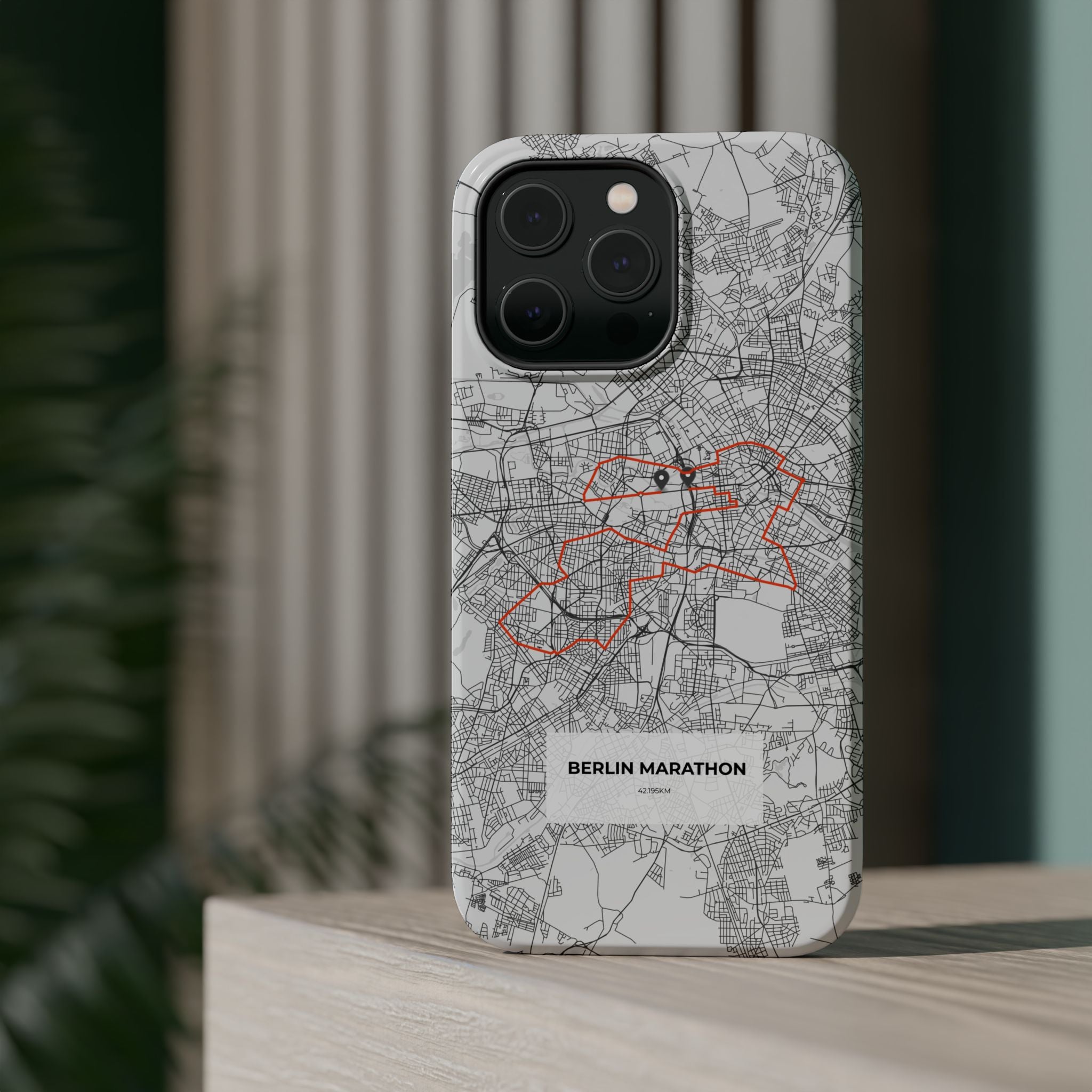 Berlin Marathon Route Magnetic Impact-Resistant Phone Case