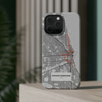 Chicago Marathon Route Magnetic Impact-Resistant Phone Case