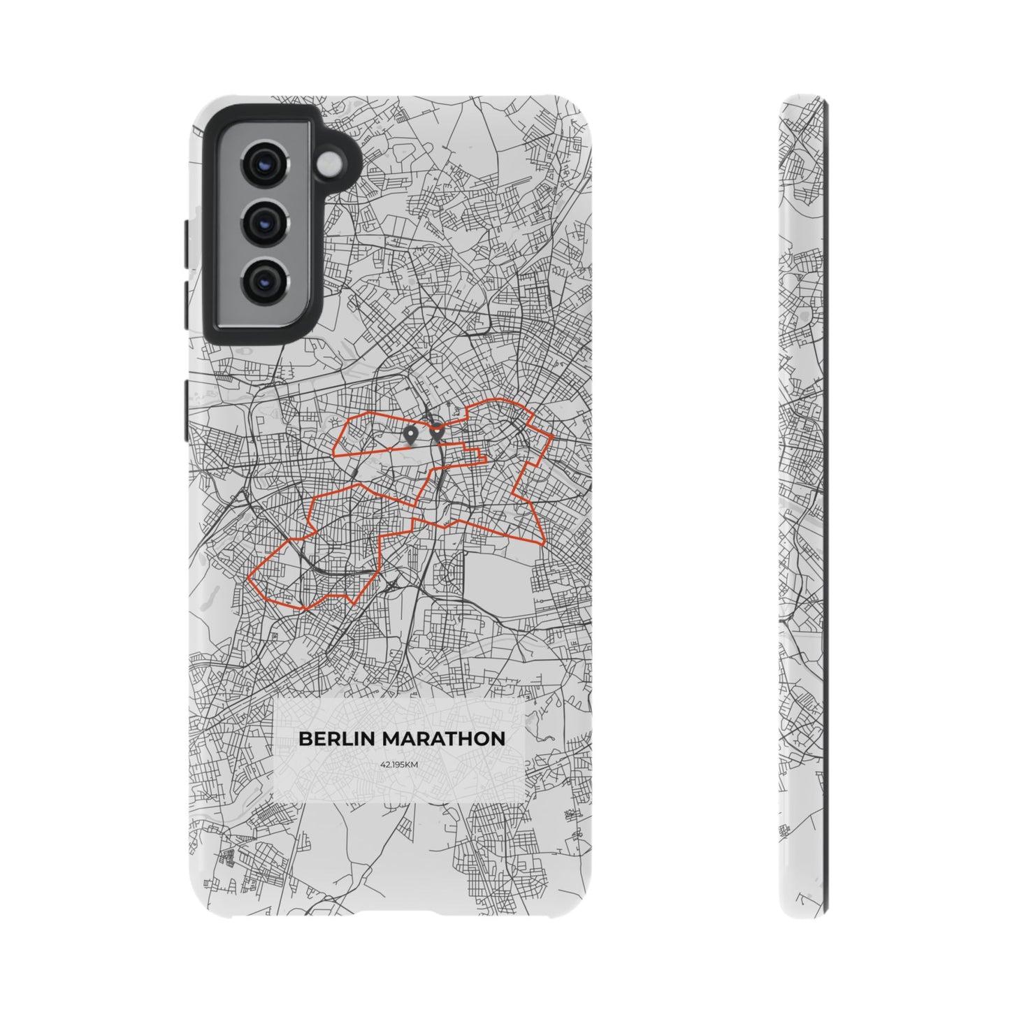 Berlin Marathon Route Tough Phone Case