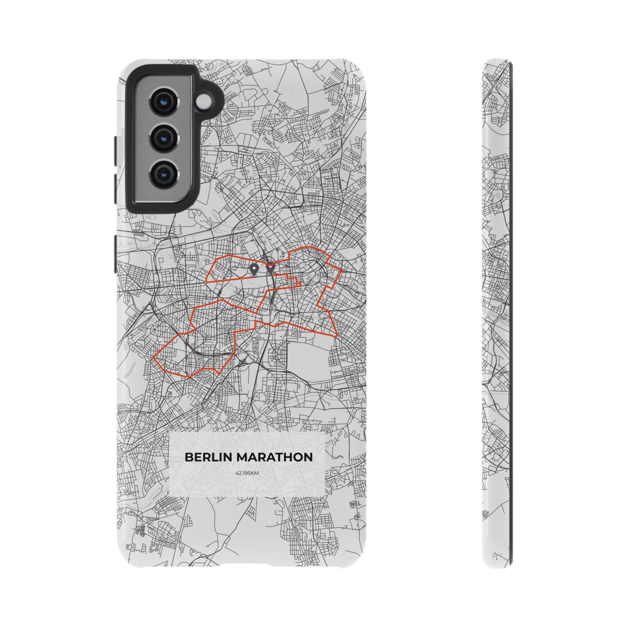 Berlin Marathon Route Tough Phone Case