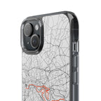 London Marathon Route Clear Impact-Resistant Phone Case