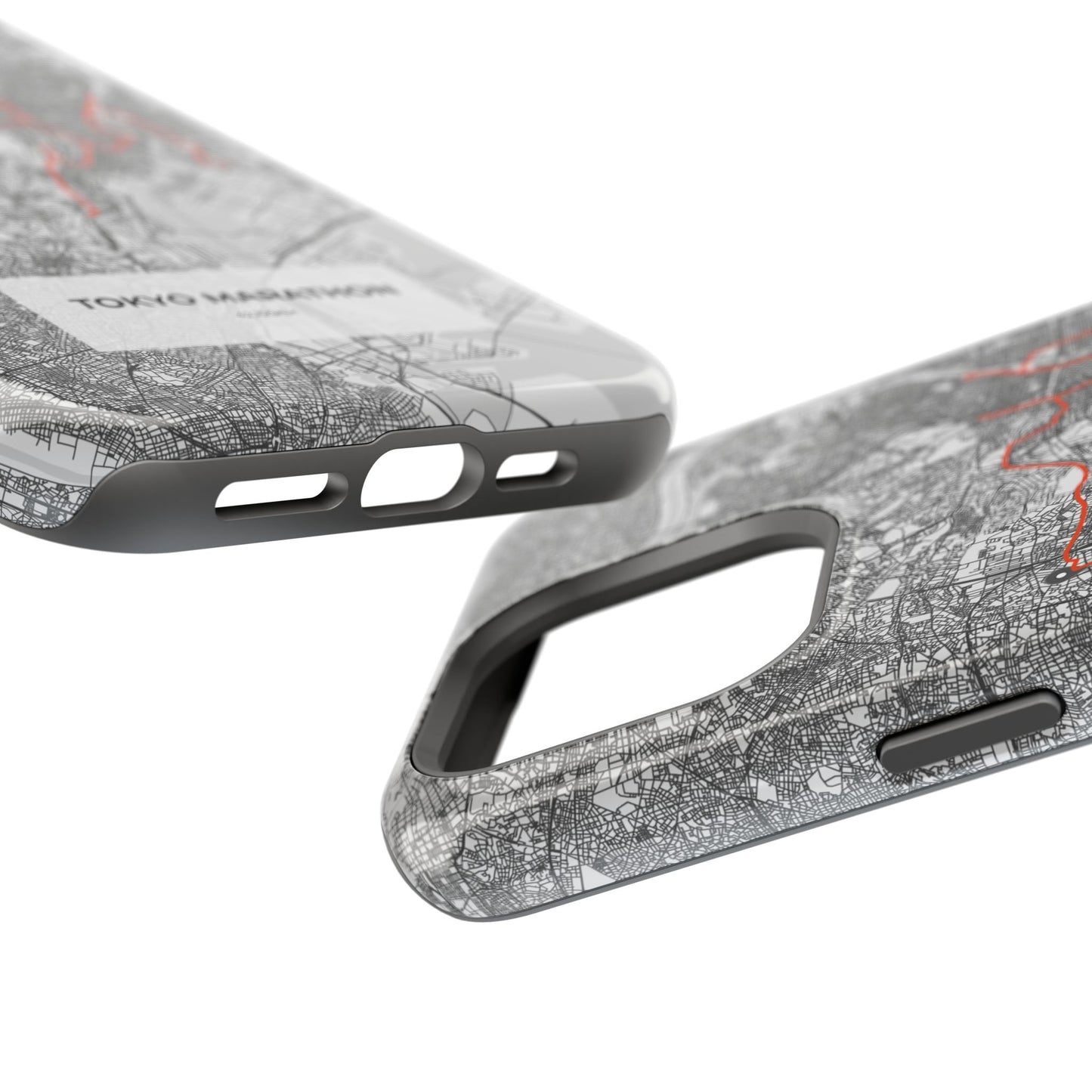Tokyo Marathon Route Magnetic Impact-Resistant Phone Case