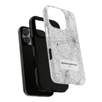 Boston Marathon Route Tough Phone Case