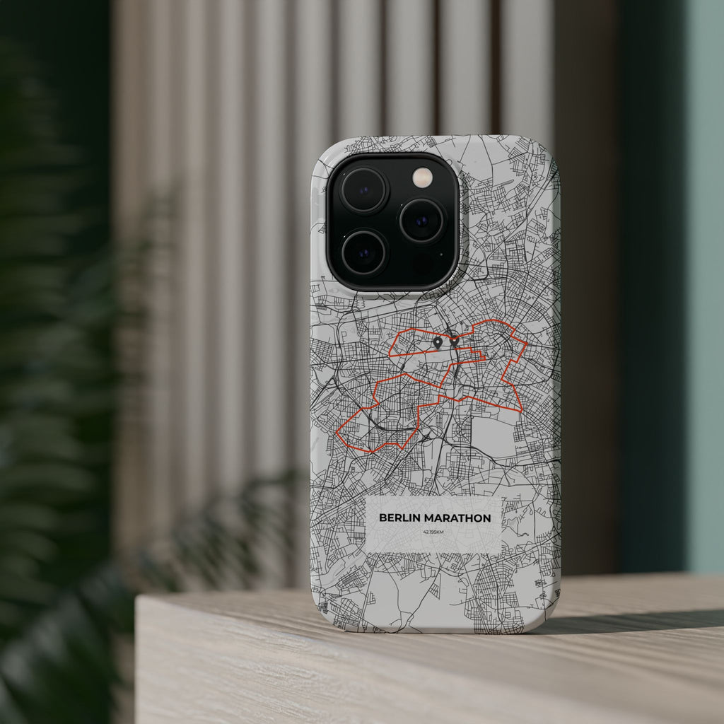 Berlin Marathon Route Magnetic Impact-Resistant Phone Case