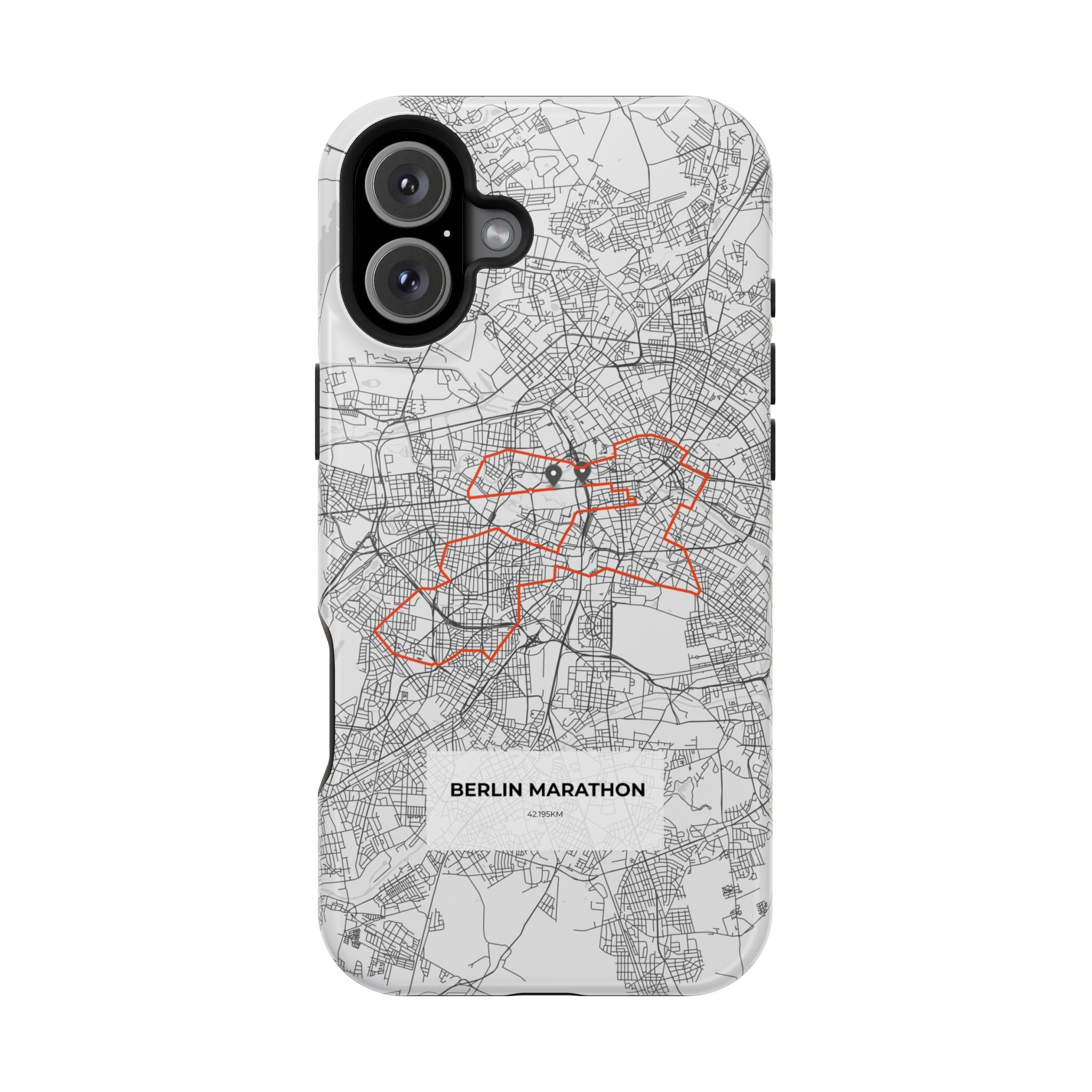 Berlin Marathon Route Magnetic Impact-Resistant Phone Case