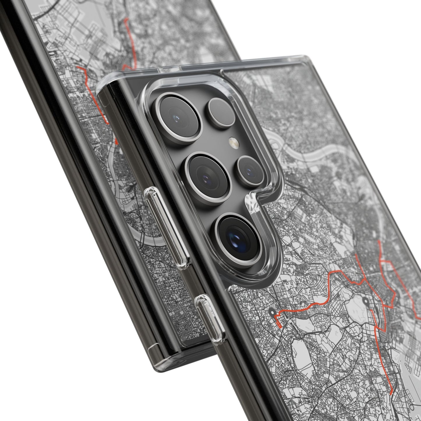 Tokyo Marathon Route Clear Impact-Resistant Phone Case