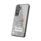 Chicago Marathon Route Clear Impact-Resistant Phone Case