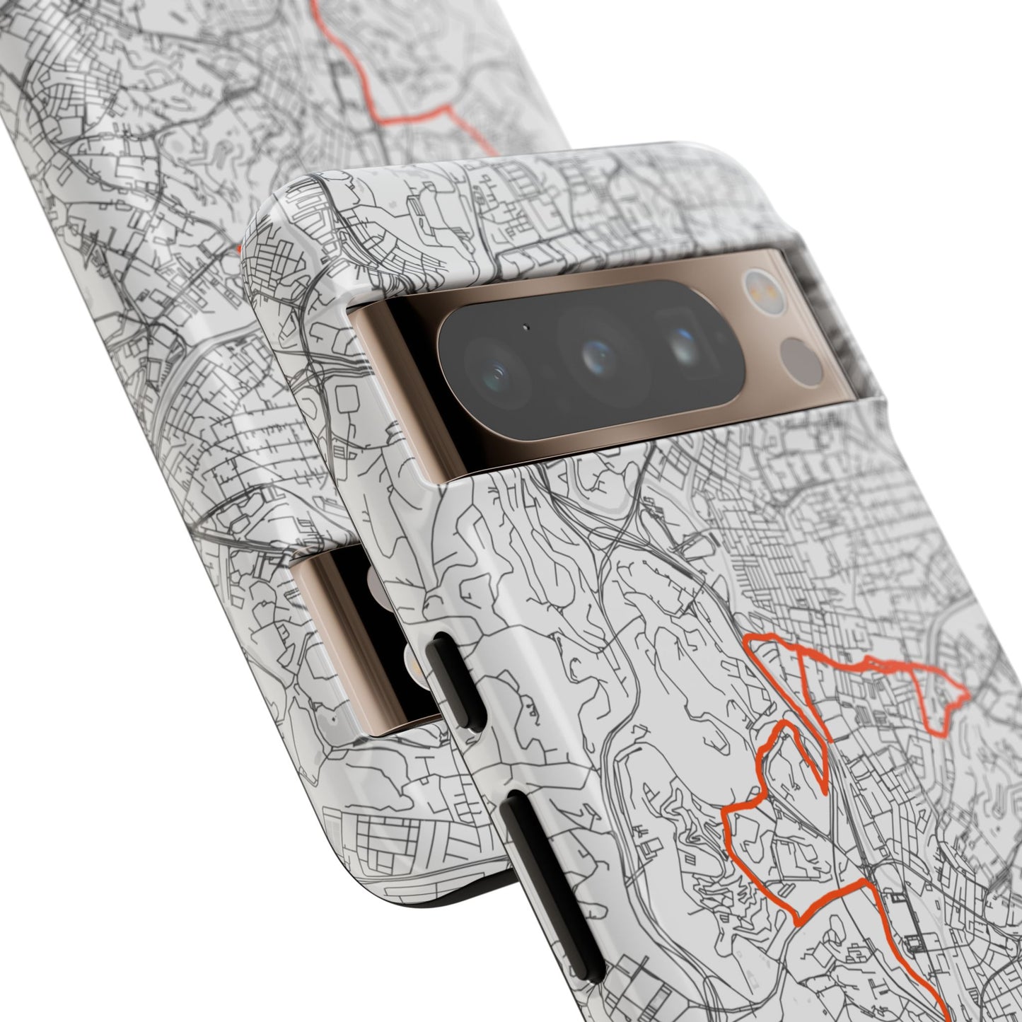 Customized Marathon Route Tough Phone Case