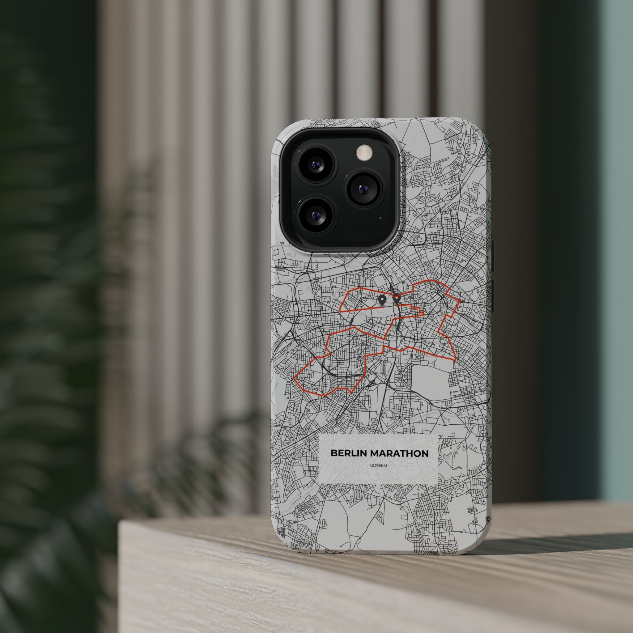 Berlin Marathon Route Magnetic Impact-Resistant Phone Case